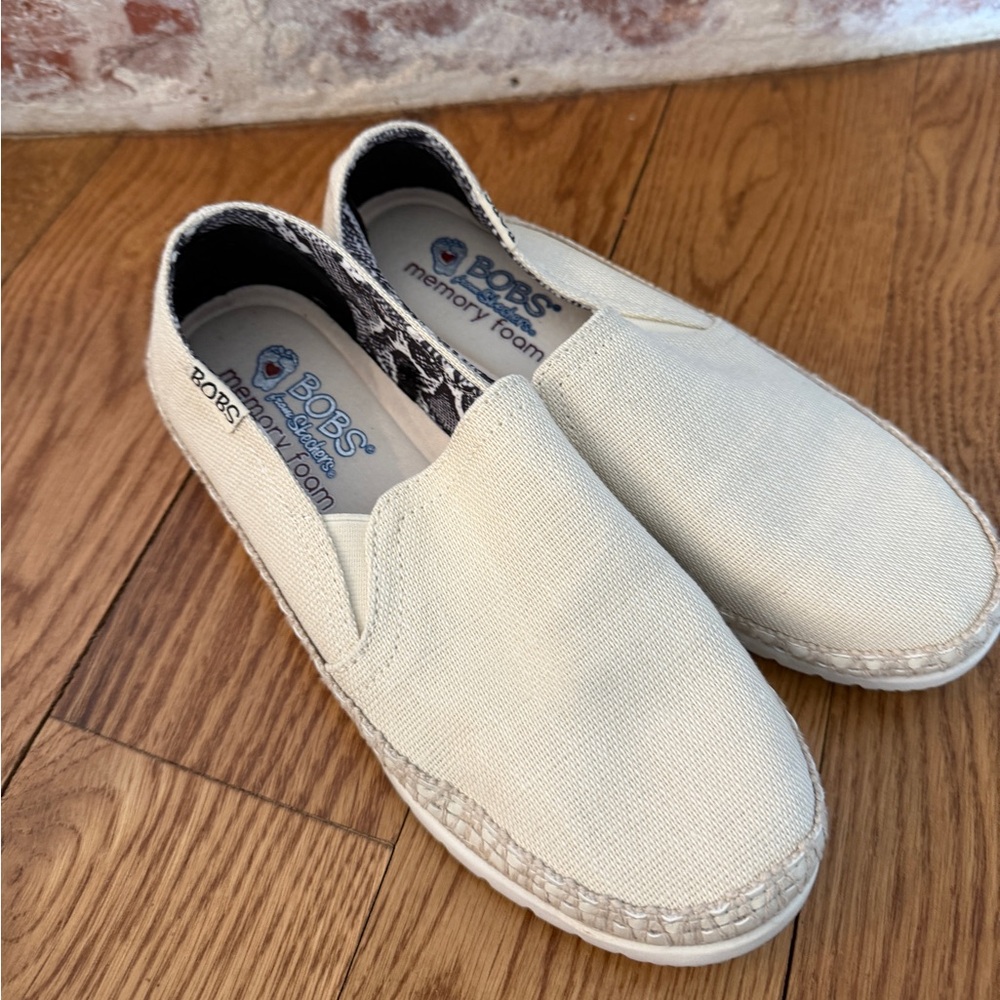 Bobs by Skechers memory foam slip on loafer